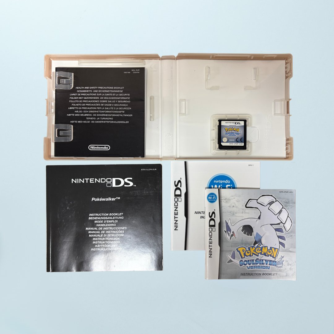 Pokémon SoulSilver Version (Boxed Pokewalker Edition) - Memory Lane Games
