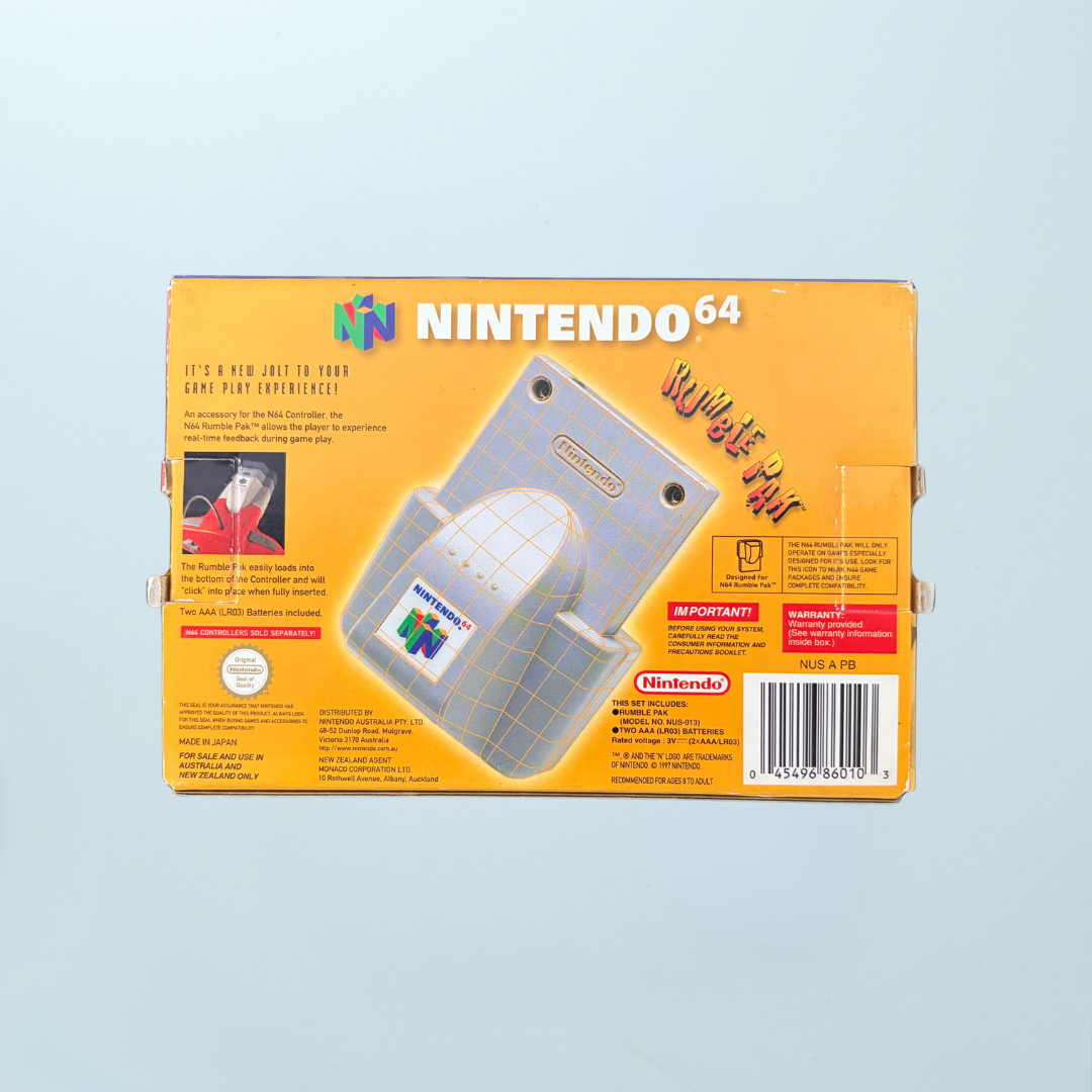 Nintendo 64 Rumble Pak (Boxed) - Memory Lane Games