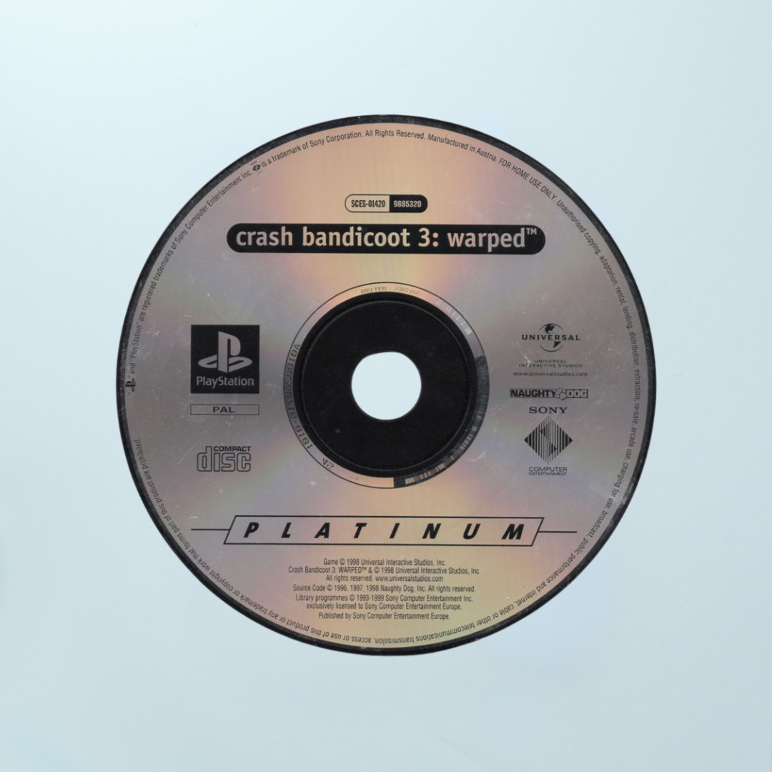 Crash Bandicoot 3: Warped (Platinum)