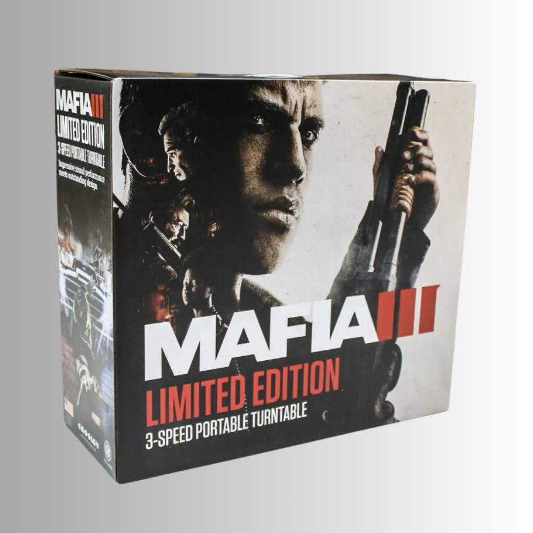 Mafia III Limited Edition Crosley 3-Speed Portable Turntable