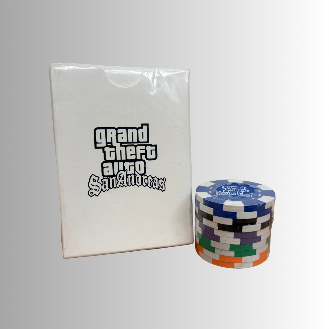 Grand Theft Auto: San Andreas – Official Playing Cards & Poker Chips Set