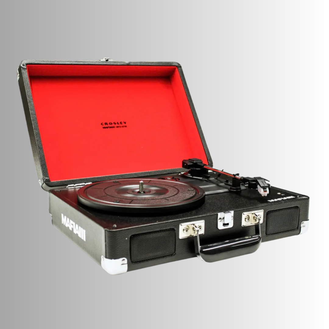 Mafia III Limited Edition Crosley 3-Speed Portable Turntable