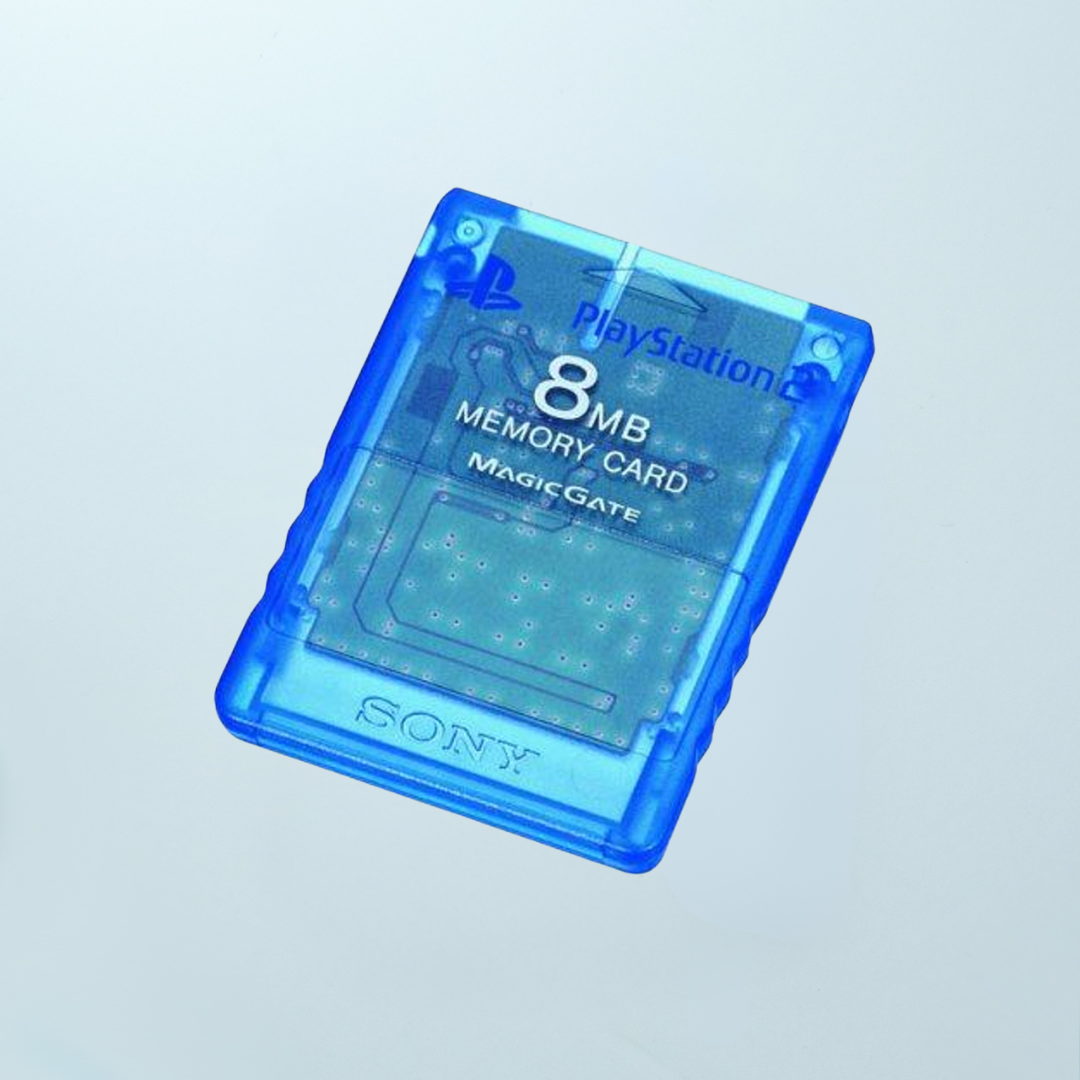 PlayStation 2 Memory Card - Island Blue