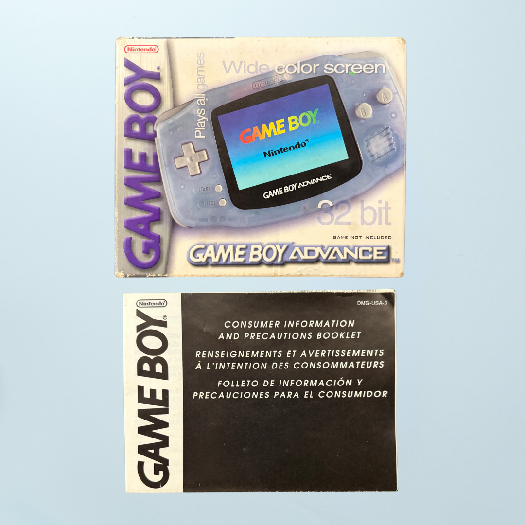 Game Boy Advance Console - Clear (Boxed) - Memory Lane Games