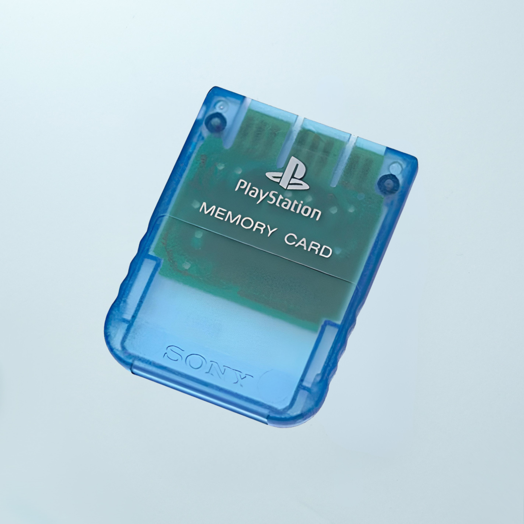 PlayStation 1 Memory Card - Island Blue