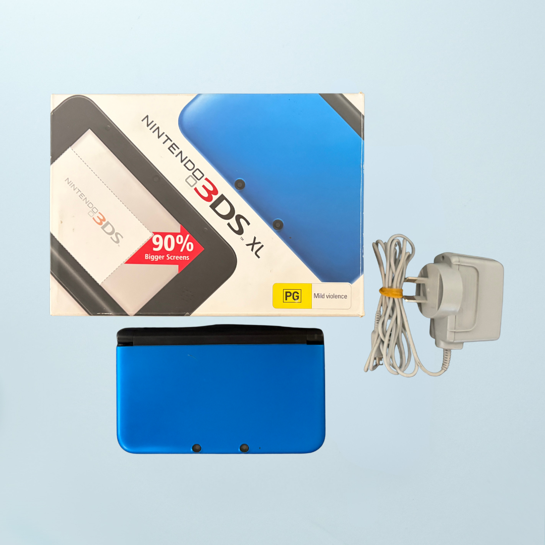 Nintendo 3DS XL Console - Blue/Black (Boxed) - Memory Lane Games