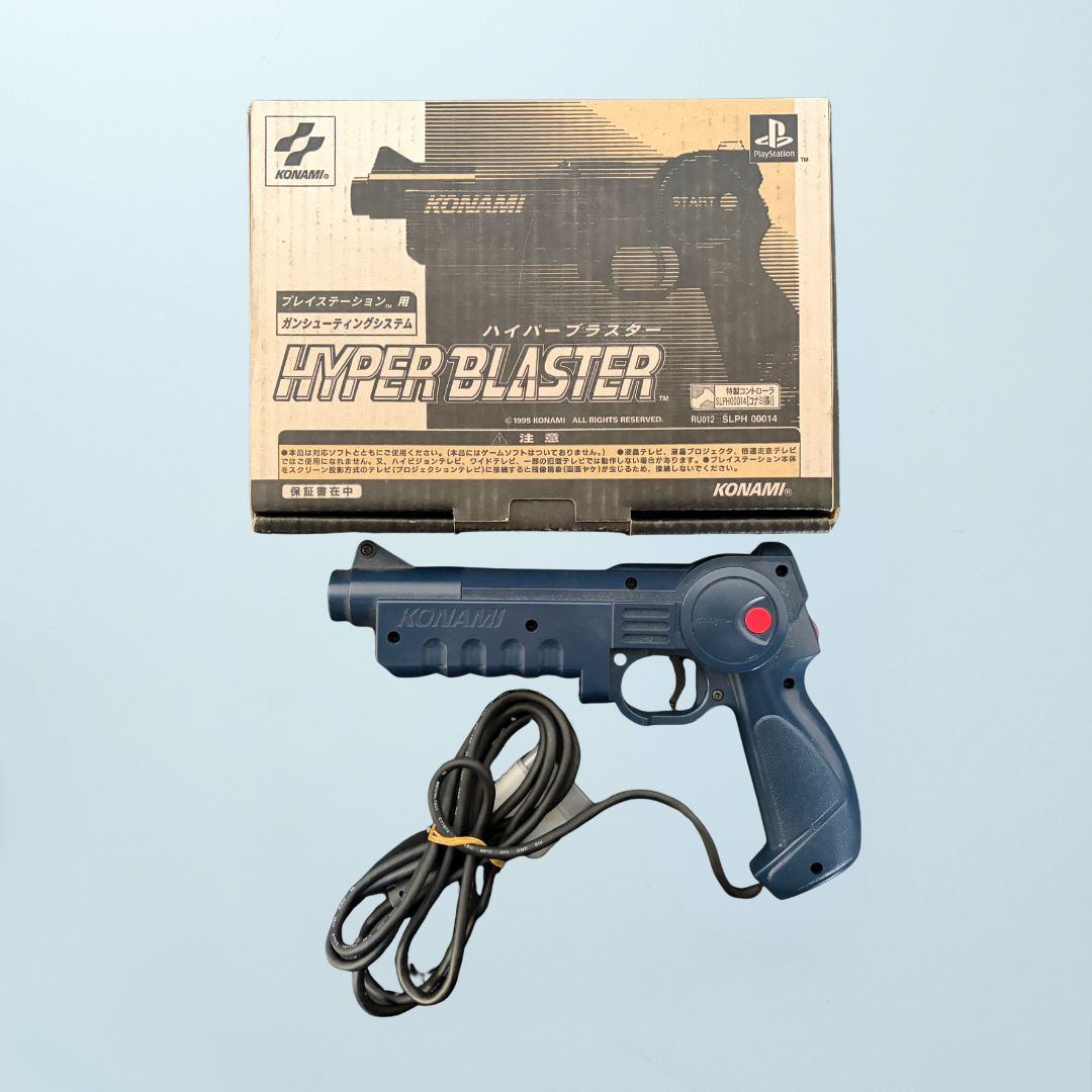Konami Hyper Blaster SLPH 00014 Light Gun (Boxed)