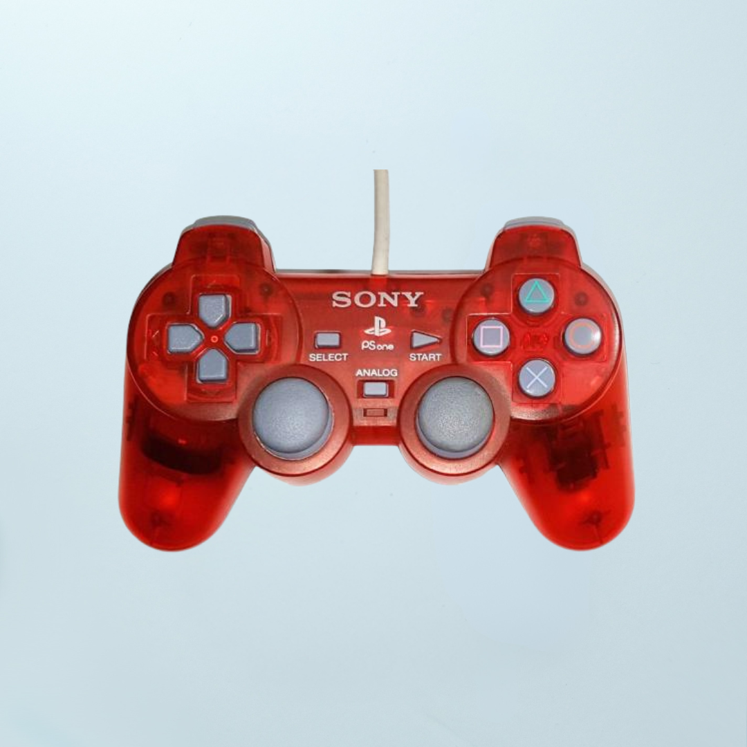 PS One DualShock Controller - Crimson Red