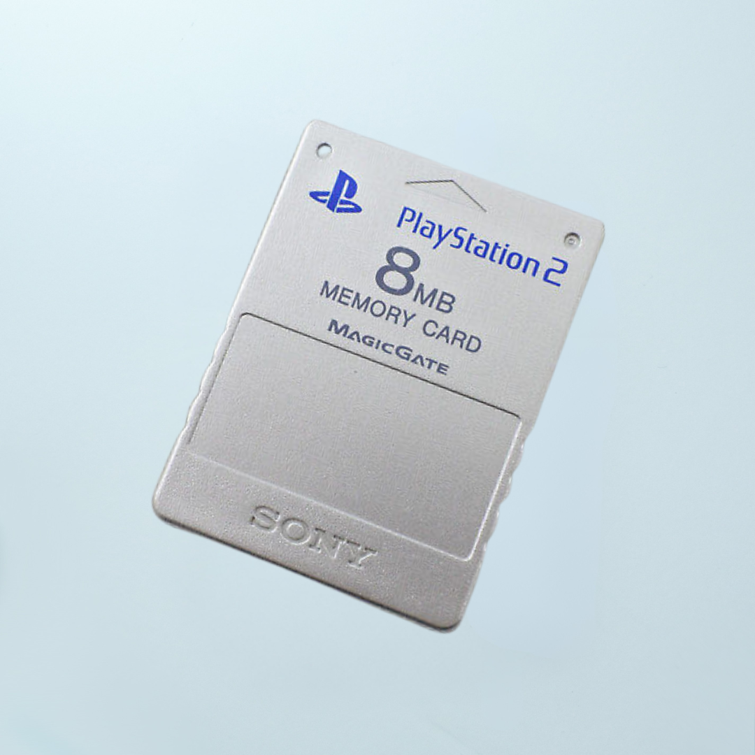 PlayStation 2 Memory Card - Silver