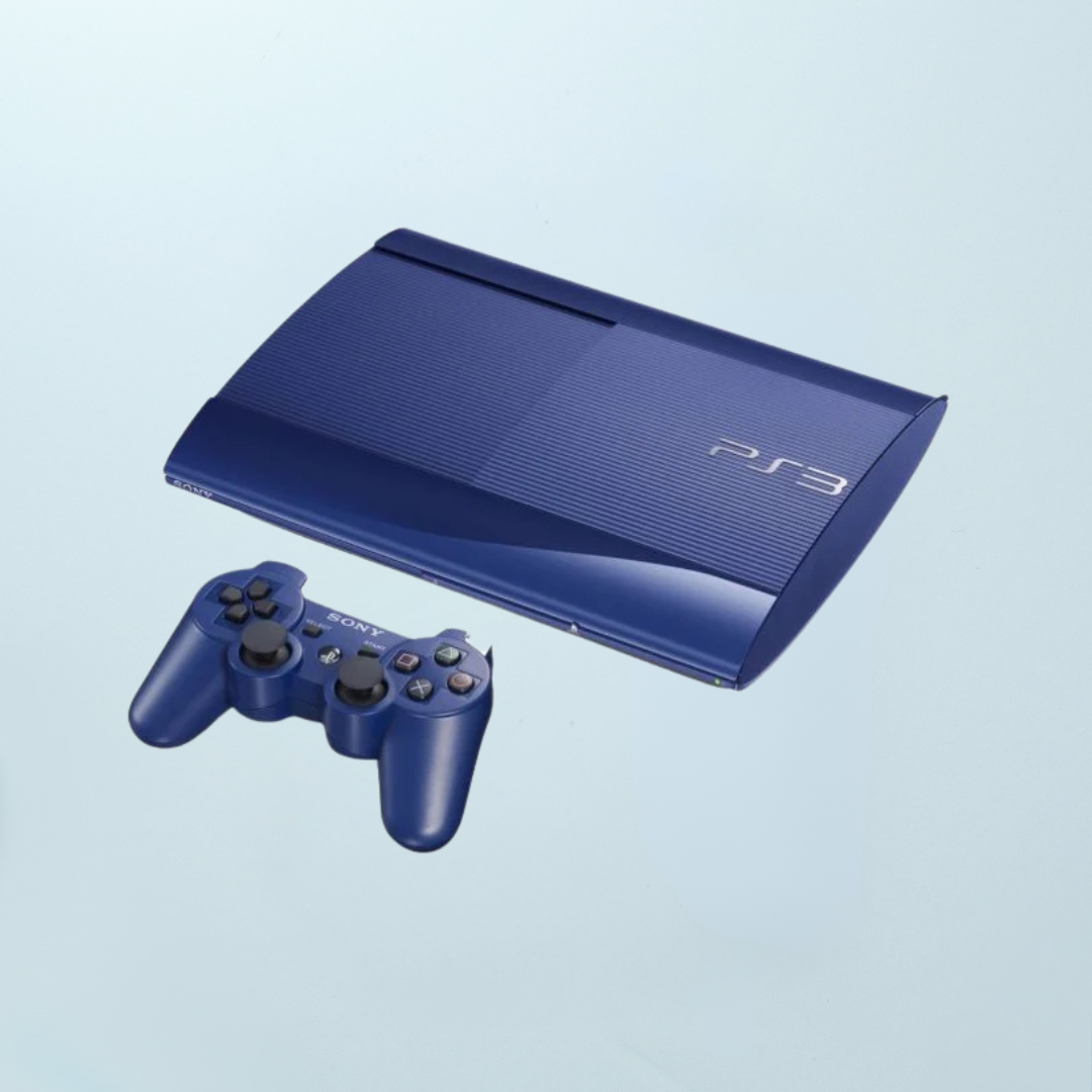 PlayStation 3 Super Slim Console - 500GB (Azurite Blue)