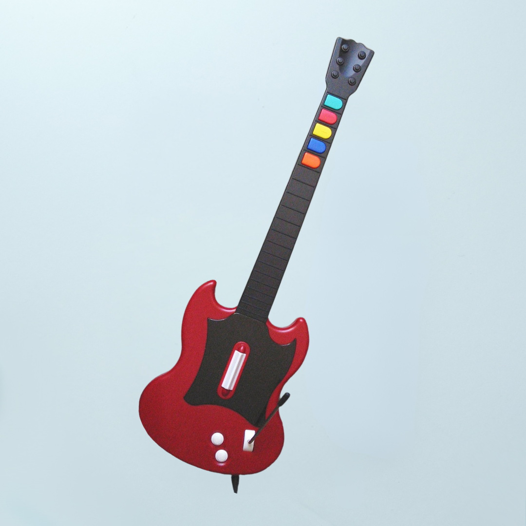 Guitar Hero SG Red Controller - PlayStation 2 (Wired) - Memory Lane Games
