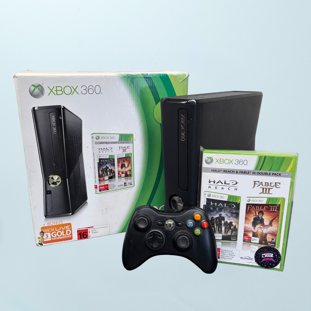 Xbox 360 S Console - 250GB (Boxed) - Memory Lane Games