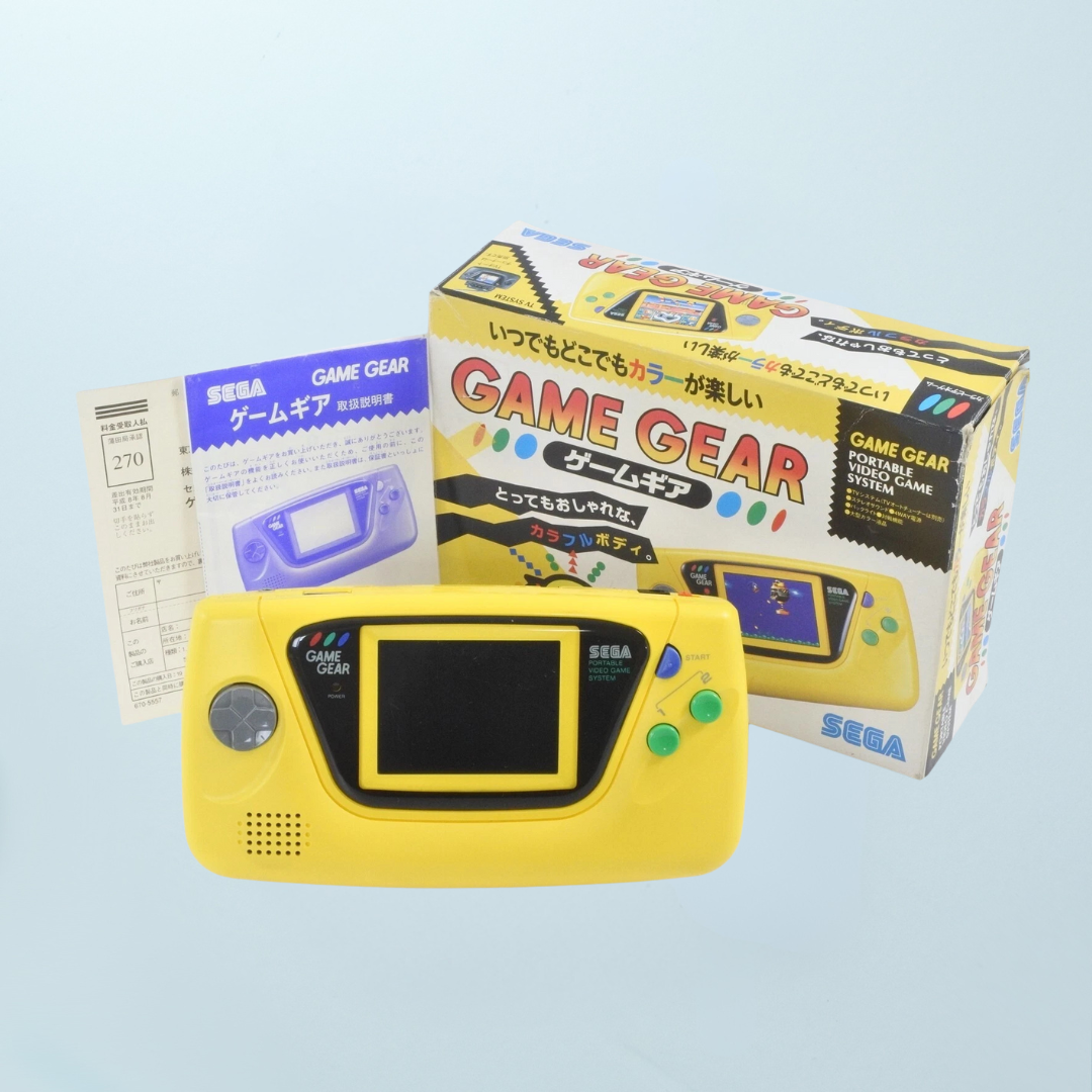 Sega Game Gear Console (Yellow) - Memory Lane Games