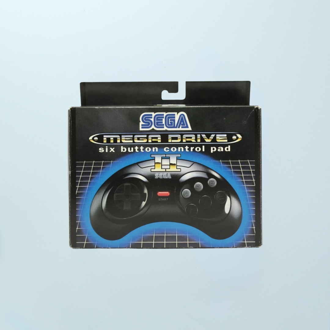 Sega Mega Drive Six Button Control Pad / Controller (MK-1653 - Boxed)