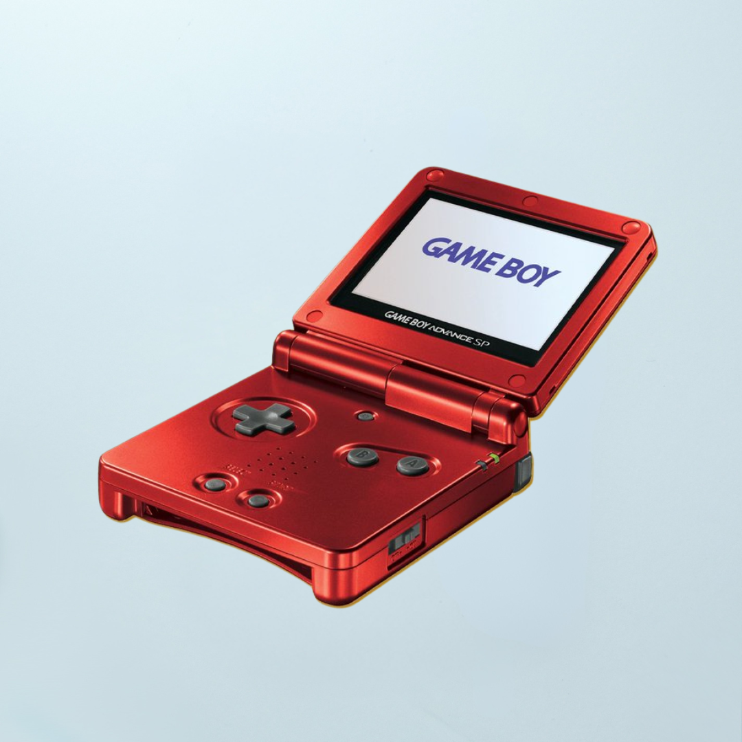 Game Boy Advance SP Console - Flame Red
