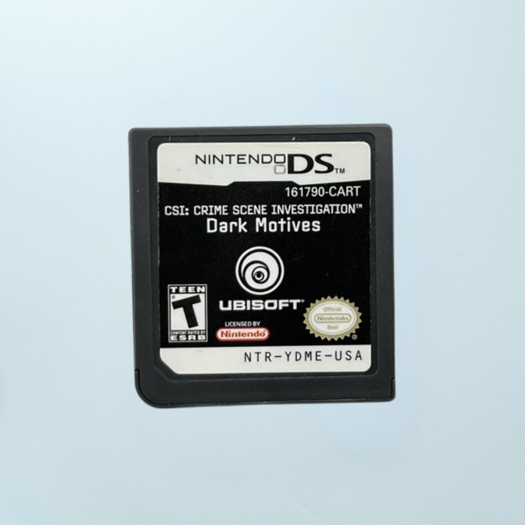 CSI: Crime Scene Investigation - Dark Motives (NTSC Version) - Memory Lane Games