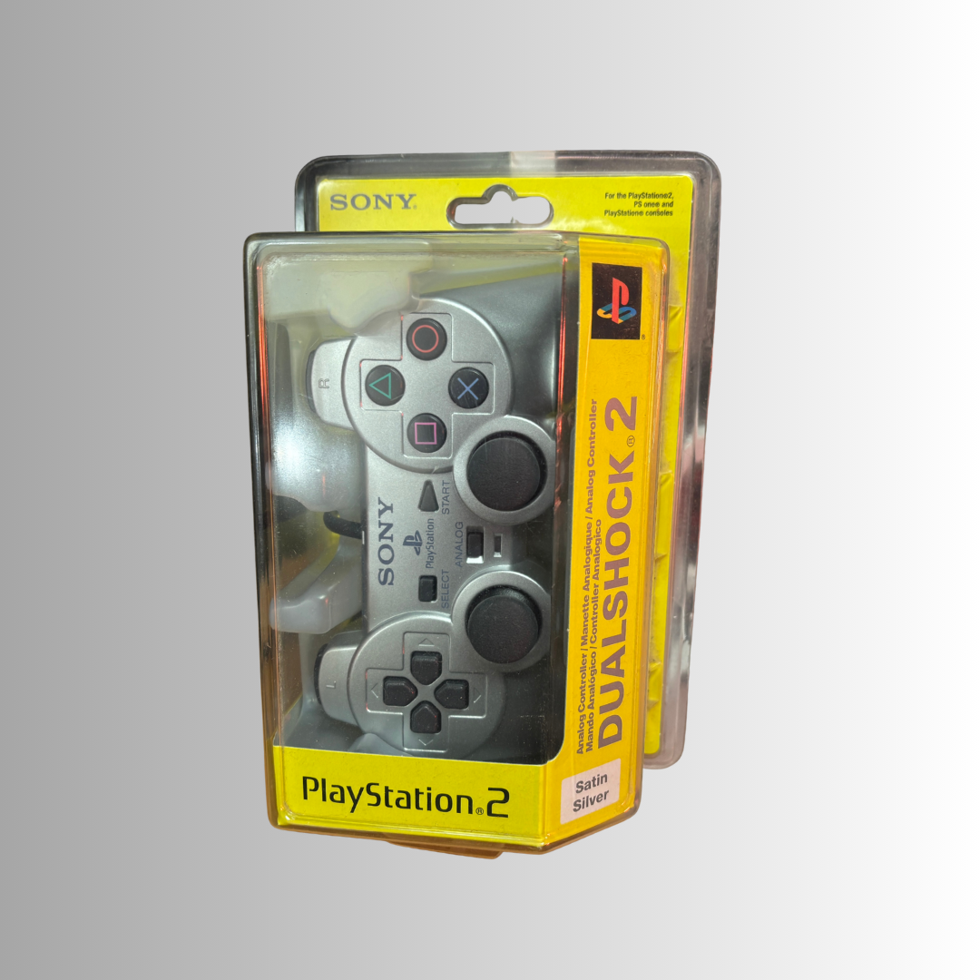 PlayStation 2 DualShock 2 Controller - Silver (Sealed New)