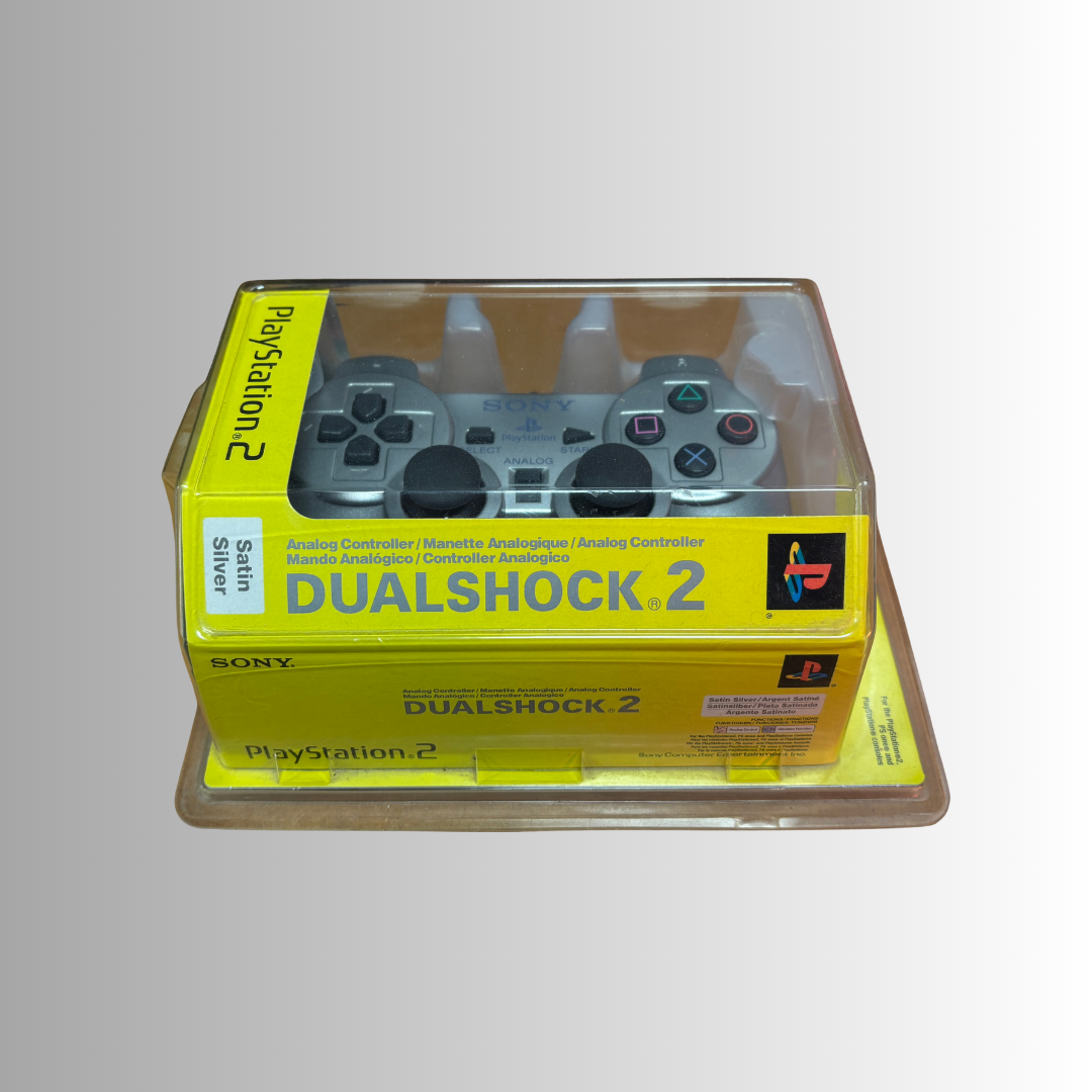 PlayStation 2 DualShock 2 Controller - Silver (Sealed New)