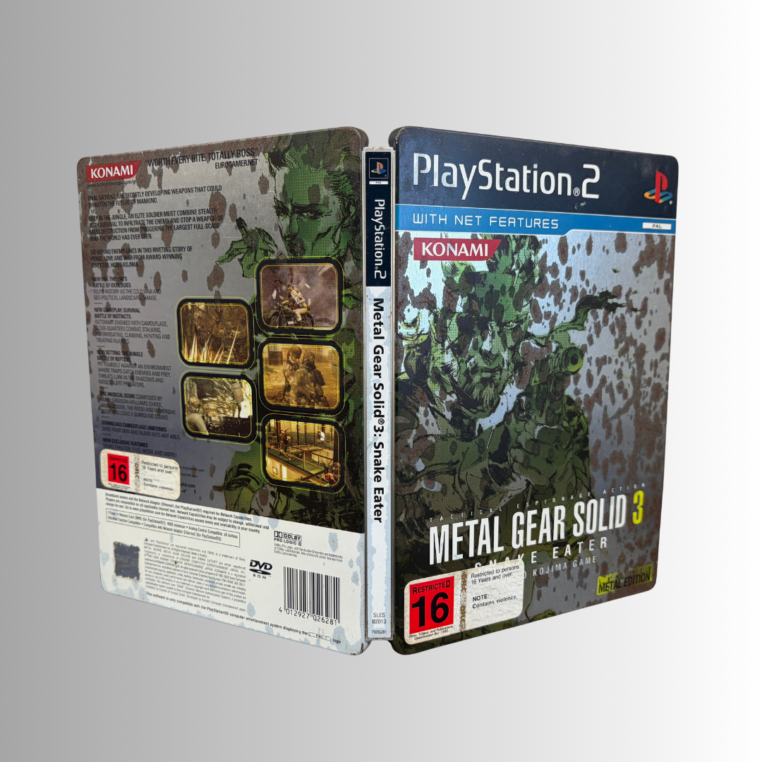 Metal Gear Solid 3: Snake Eater (Steelbook Edition) - Memory Lane Games