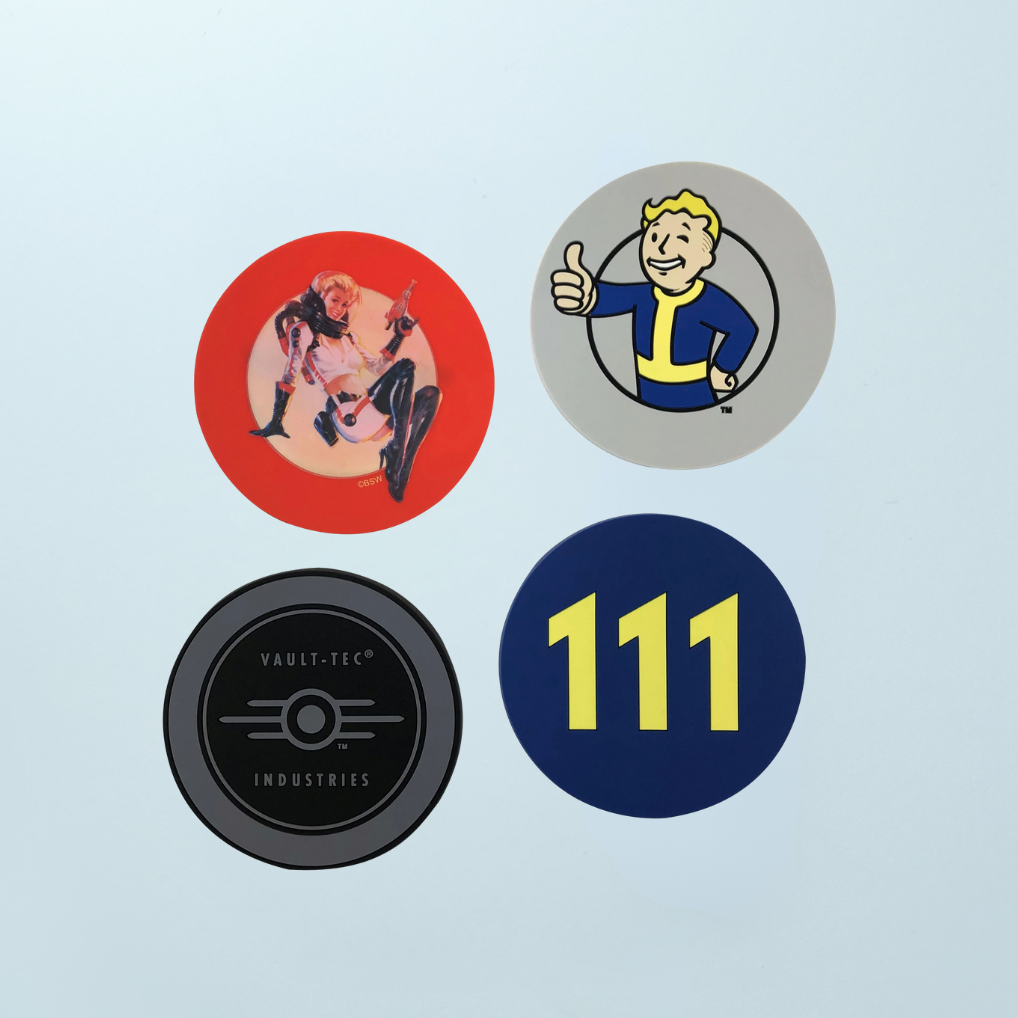 Fallout 4 Coaster Set - Loot Crate Exclusive