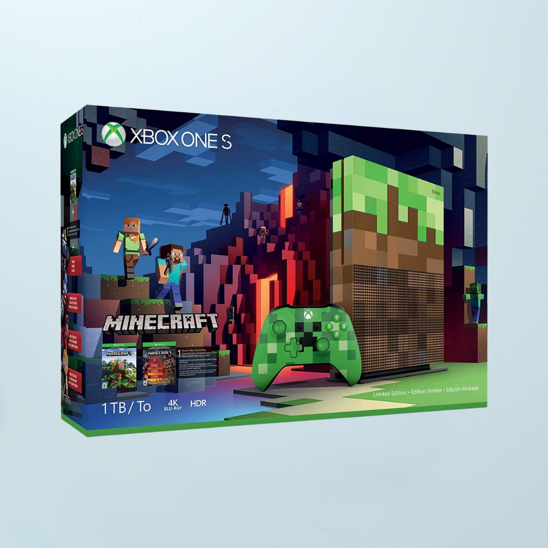 Minecraft Xbox One S Console - 1TB (Boxed)