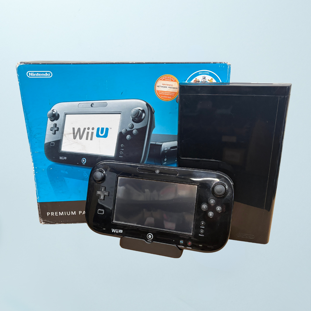 Nintendo Wii U Console - Black (Boxed)