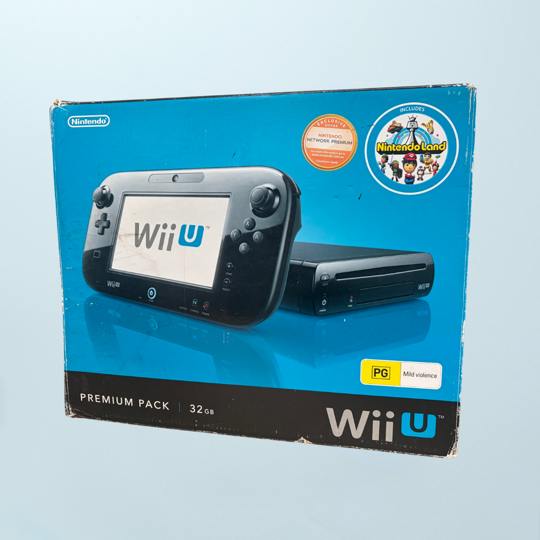 Nintendo Wii U Console - Black (Boxed)