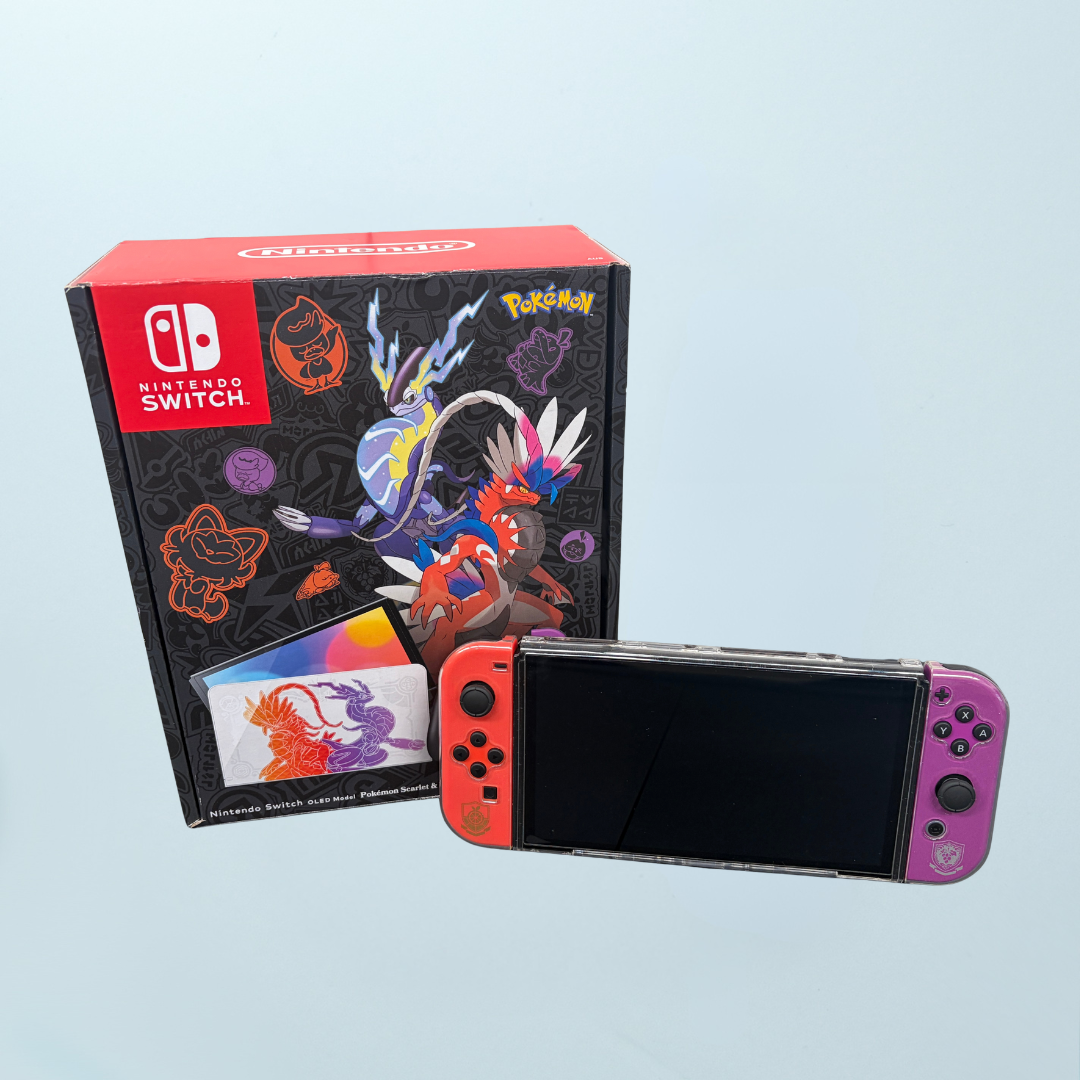 Nintendo Switch OLED Console - Pokémon Scarlet & Violet Edition 64GB (Boxed)