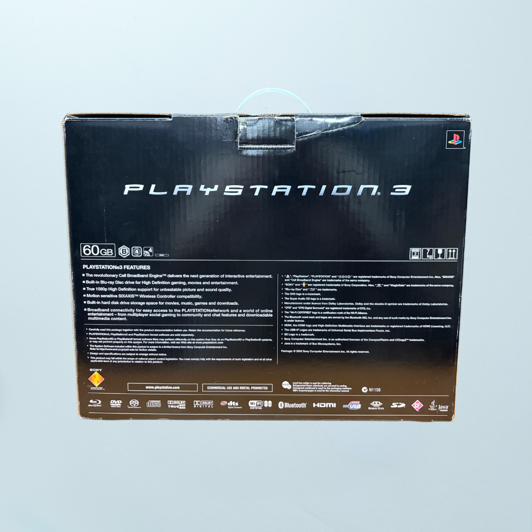 PlayStation 3 Fat Console - 60GB (Backwards Compatible - Boxed) - Memory Lane Games
