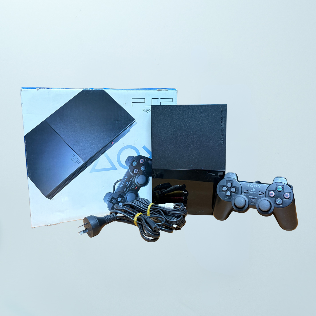 PlayStation 2 Slim Console (Boxed) - Memory Lane Games