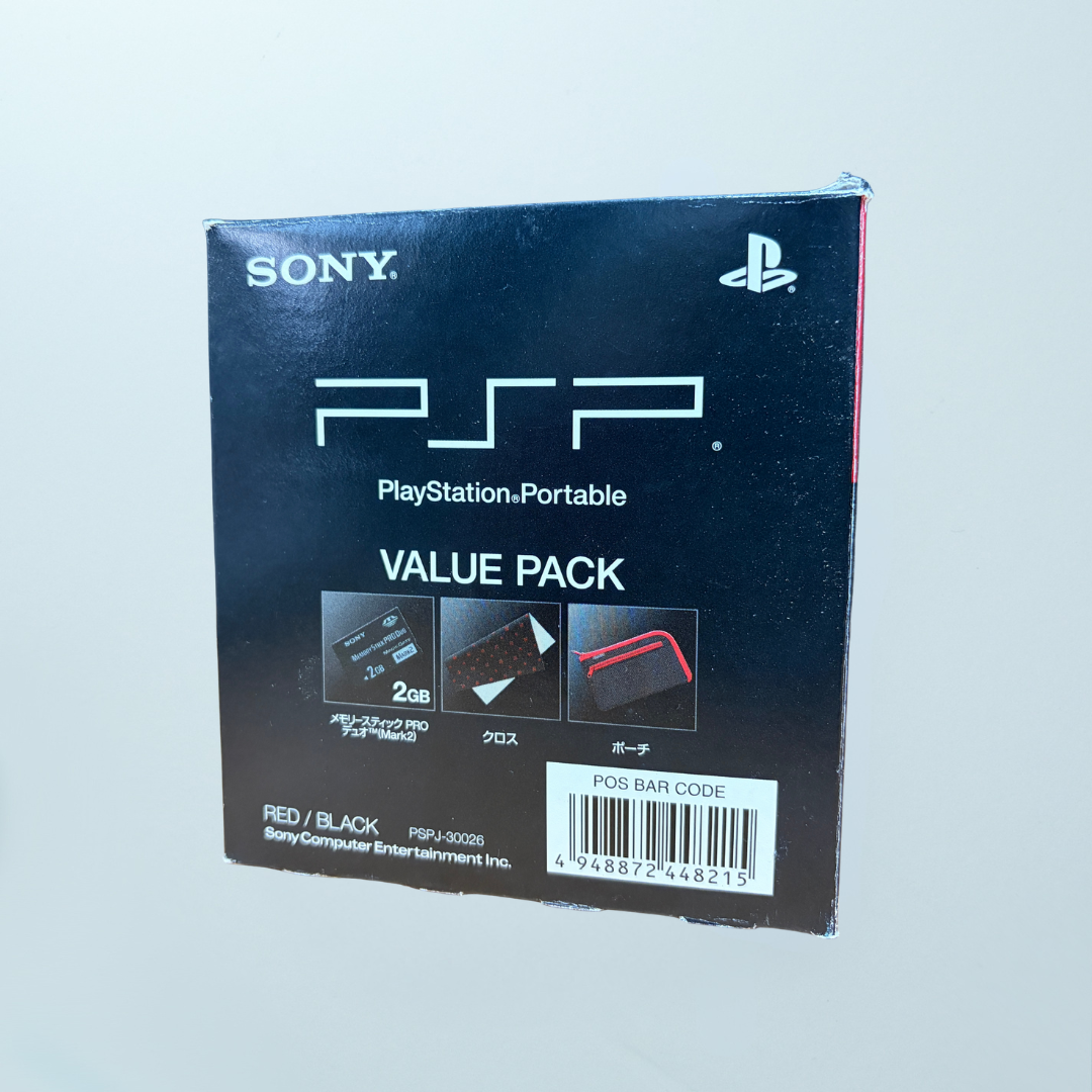 PSP-3000 Console (Boxed Red Black Value Pack Edition)