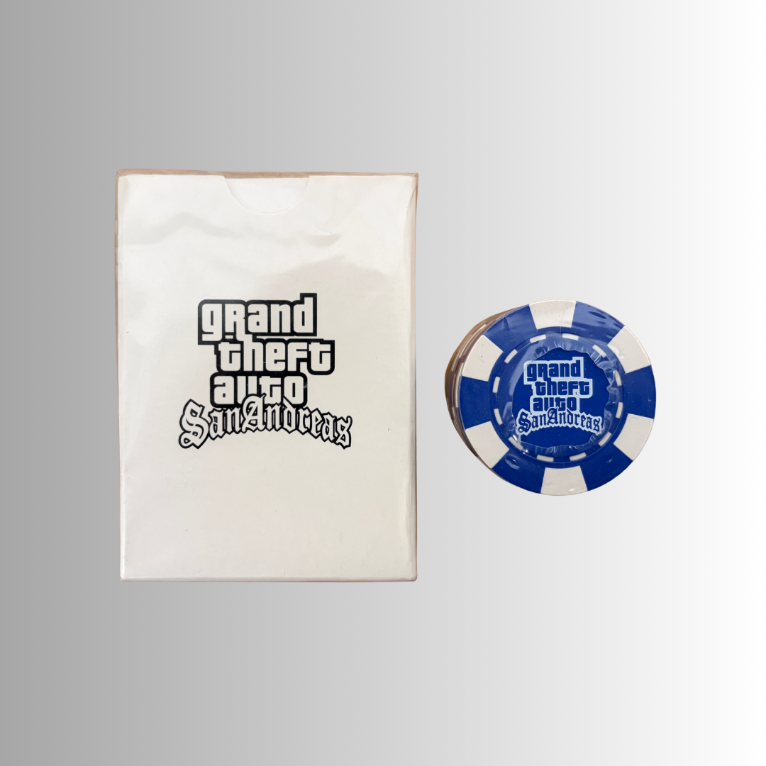 Grand Theft Auto: San Andreas – Official Playing Cards & Poker Chips Set