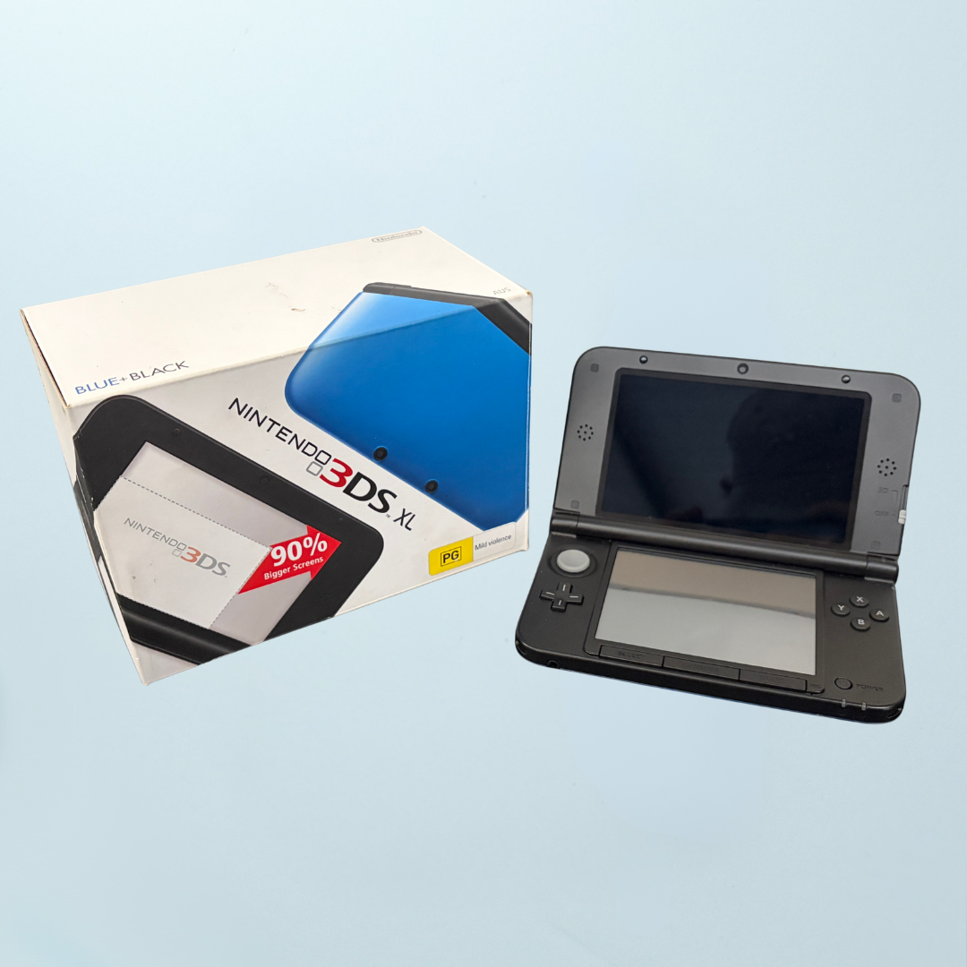 Nintendo 3DS XL Console - Blue/Black (Boxed) - Memory Lane Games