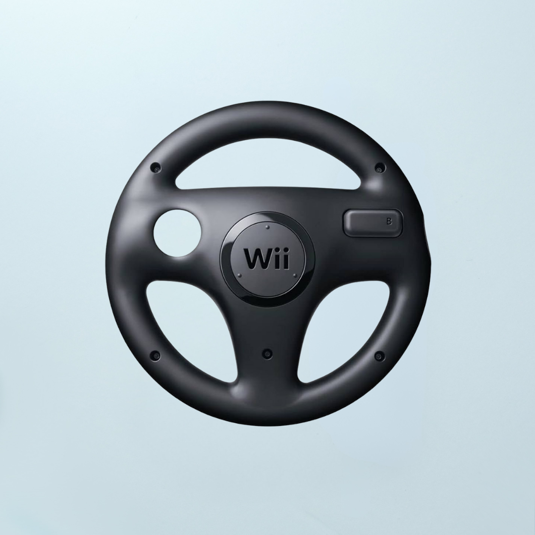 Nintendo Wii Wheel (Black)