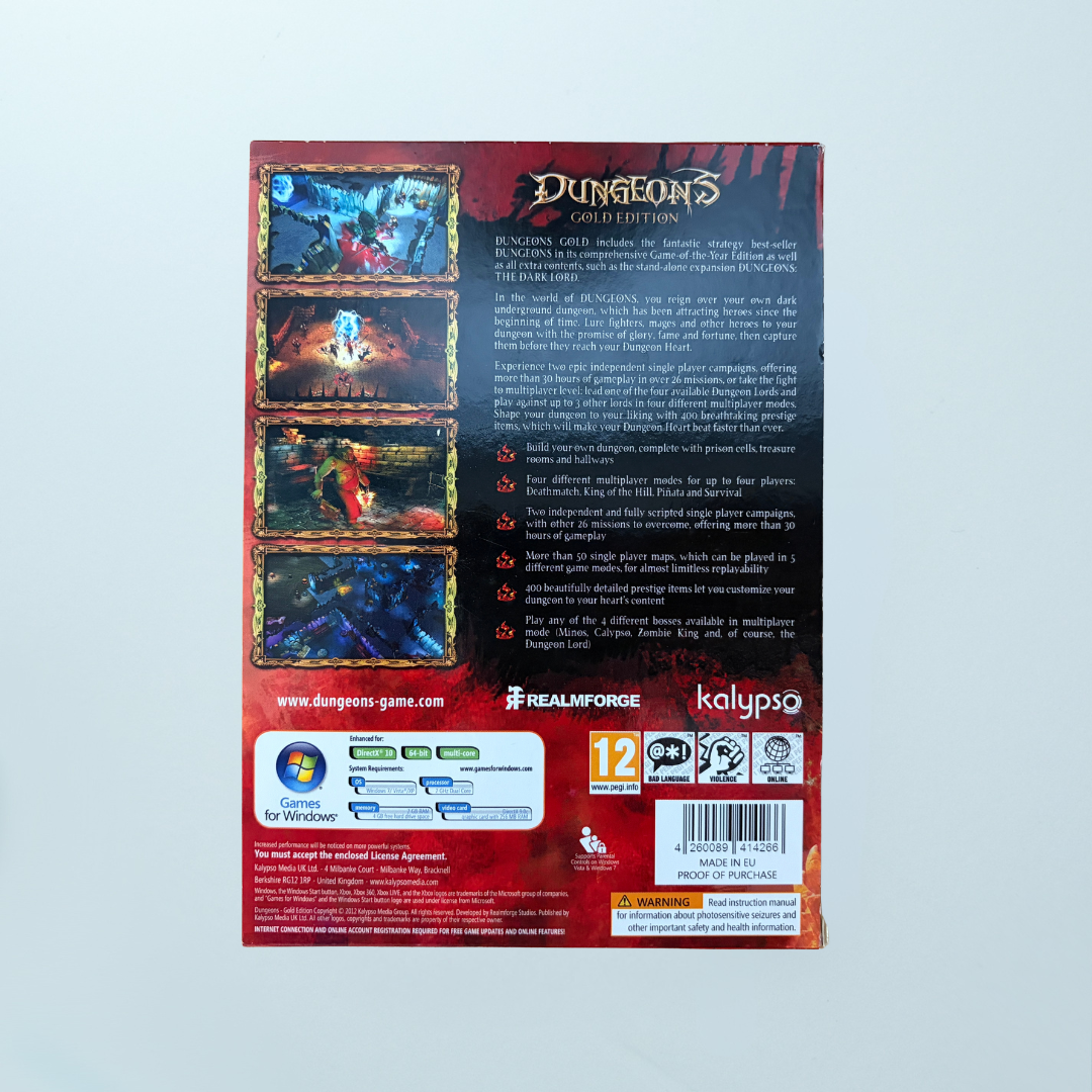 Dungeons: Gold Edition - Memory Lane Games