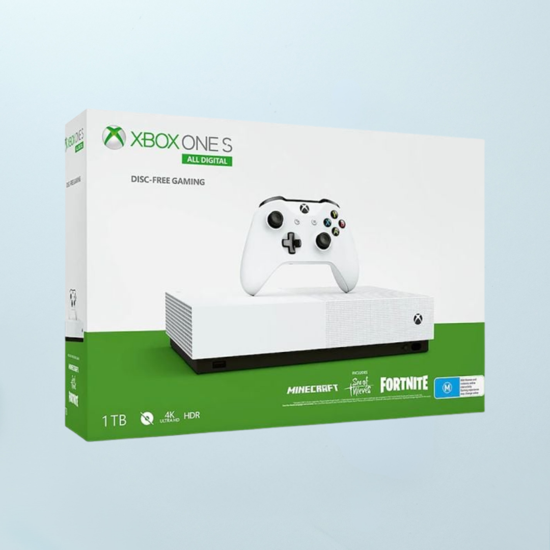 Xbox One S 1TB Console (All Digital Edition - Boxed)
