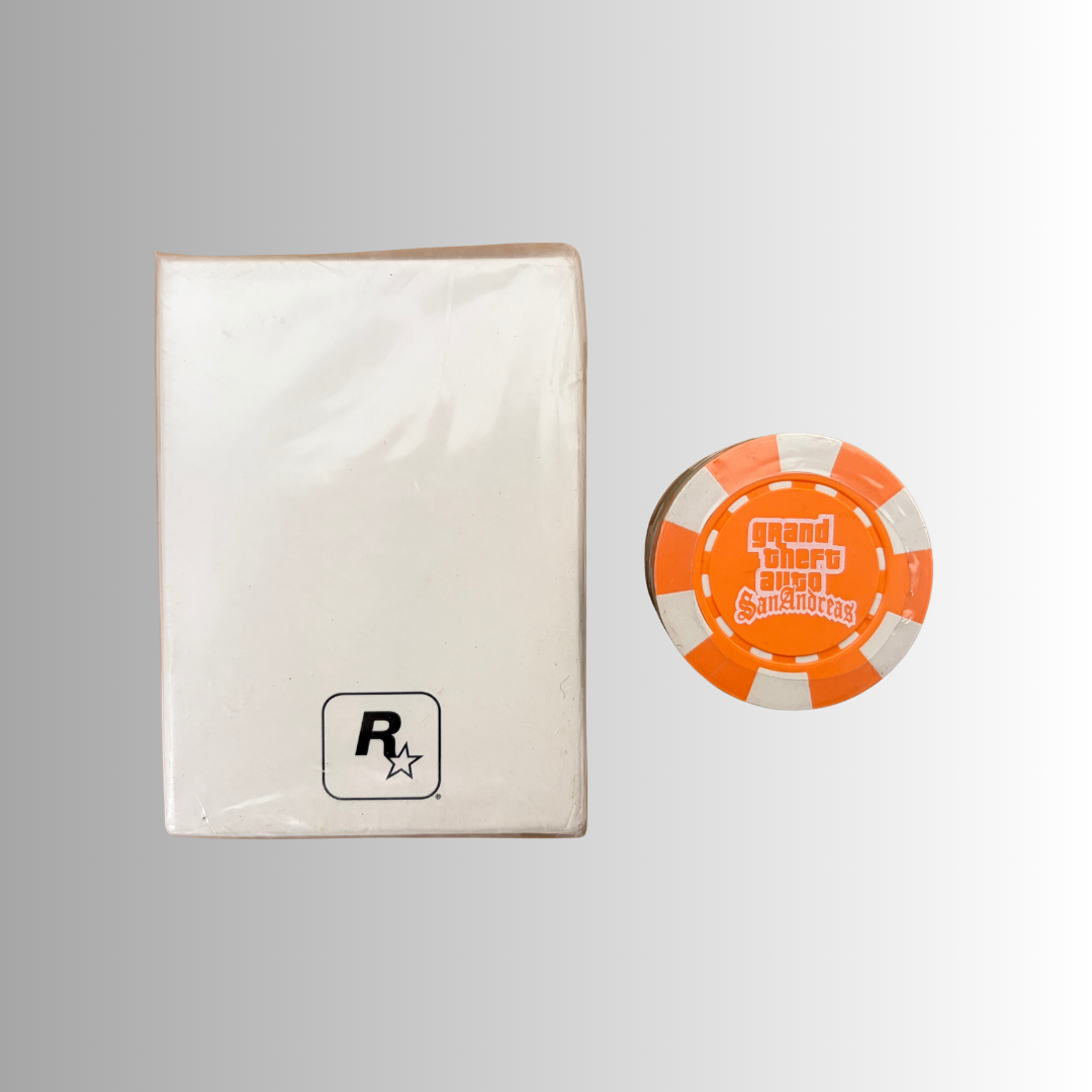 Grand Theft Auto: San Andreas – Official Playing Cards & Poker Chips Set
