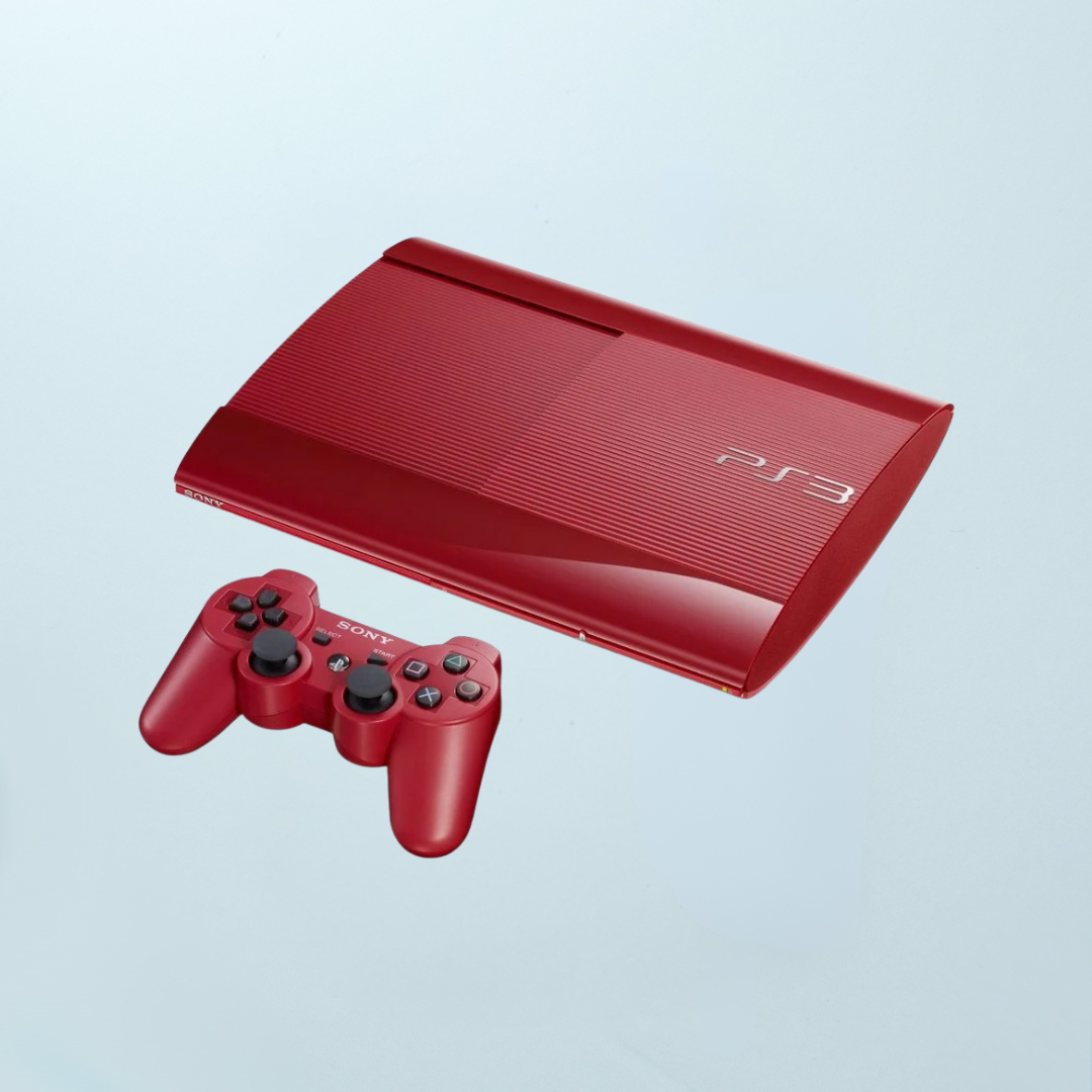 PlayStation 3 Super Slim Console - 500GB (Scarlet Red)