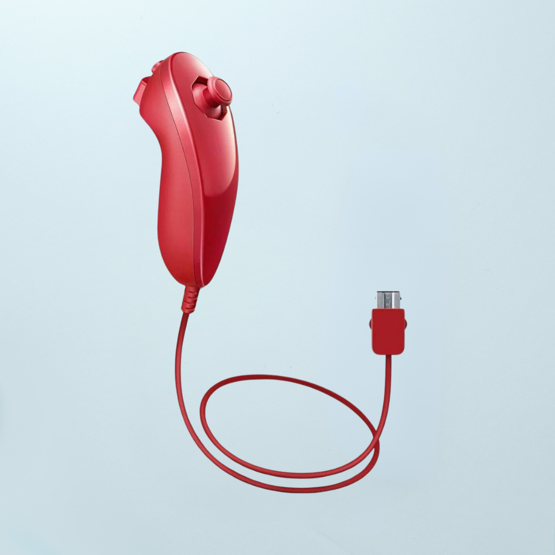 Nintendo Wii Nunchuk Attachment (Red)