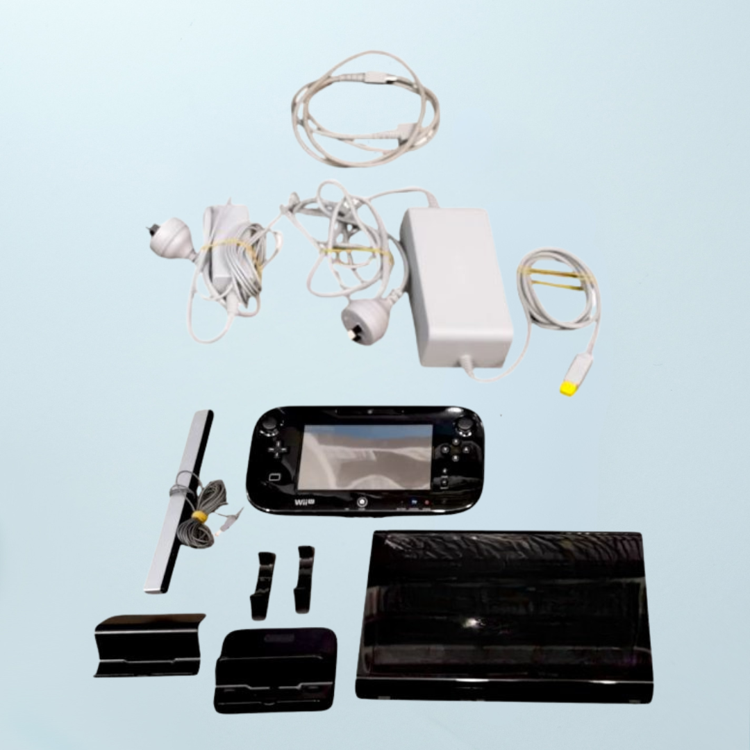 Nintendo Wii U Console - Black (Boxed)