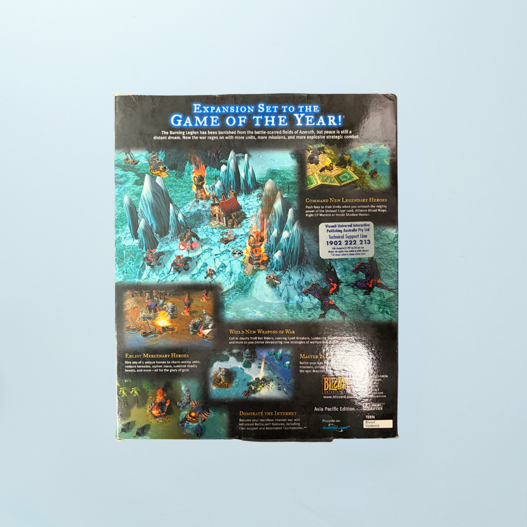 Warcraft III: The Frozen Throne (Expansion Set) - Memory Lane Games