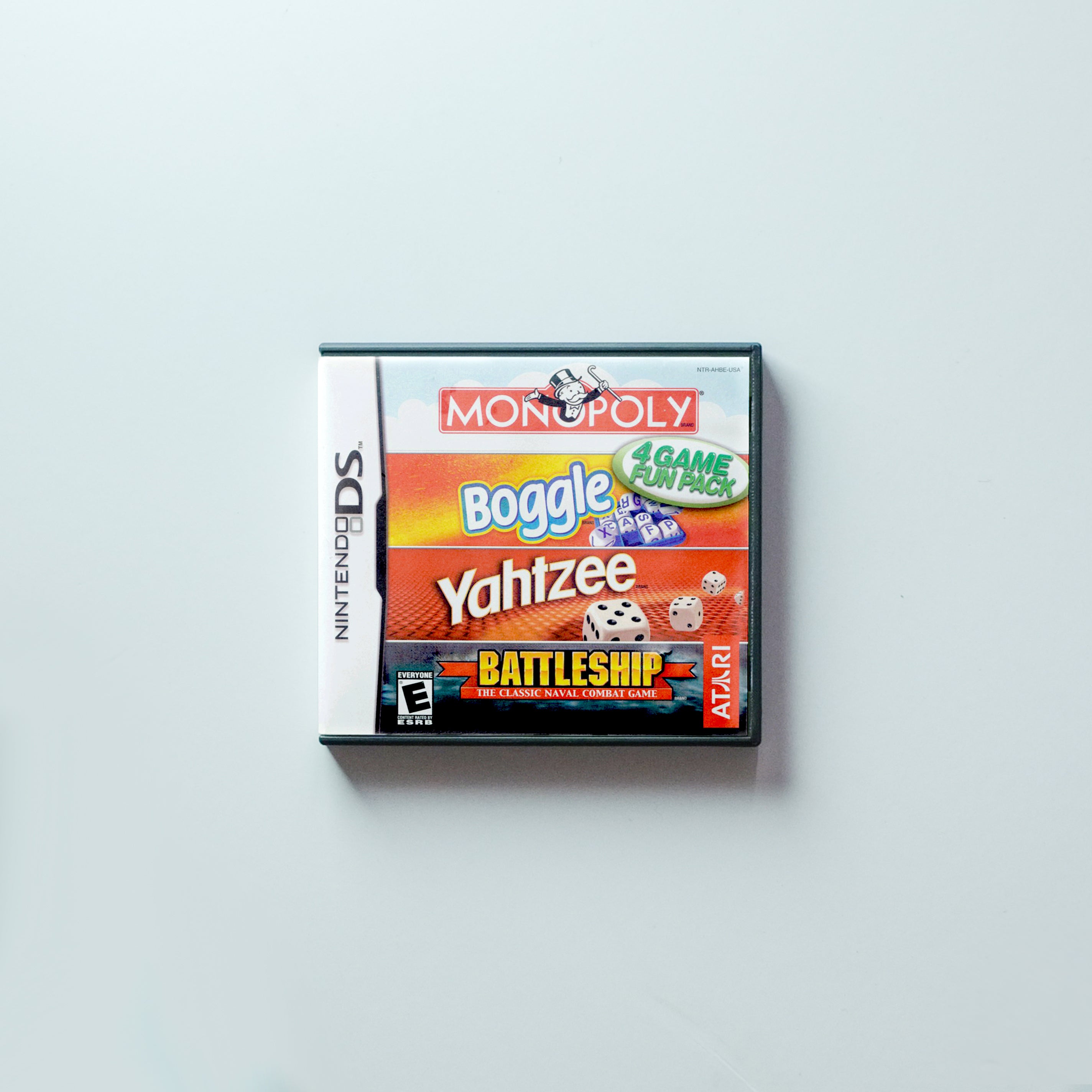 4 Game Fun Pack: Monopoly / Boggle / Yahtzee / Battleship (NTSC Version) - Memory Lane Games
