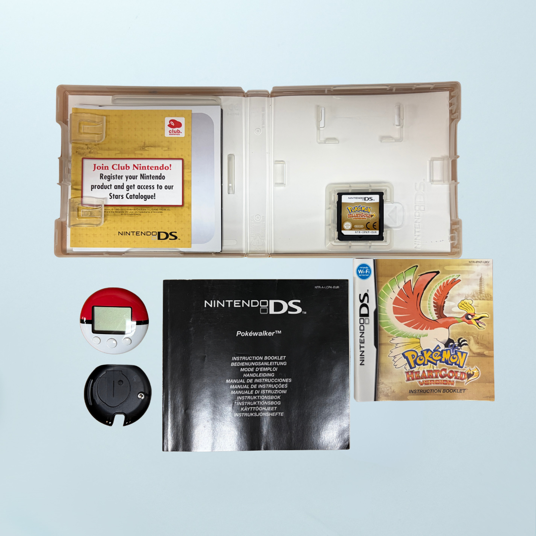 Pokémon HeartGold Version (Boxed Pokewalker Edition) - Memory Lane Games