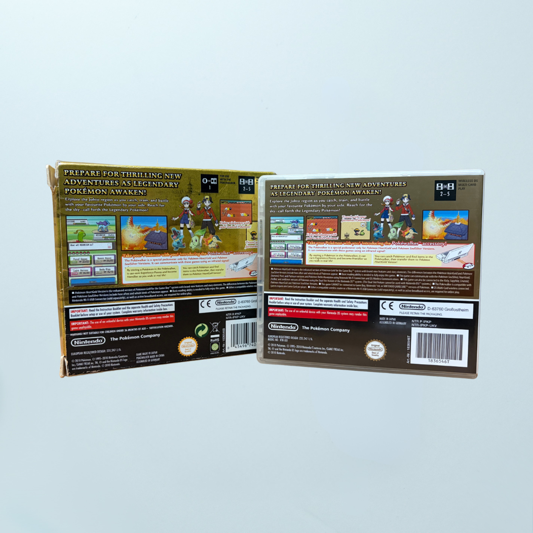Pokémon HeartGold Version (Boxed Pokewalker Edition) - Memory Lane Games