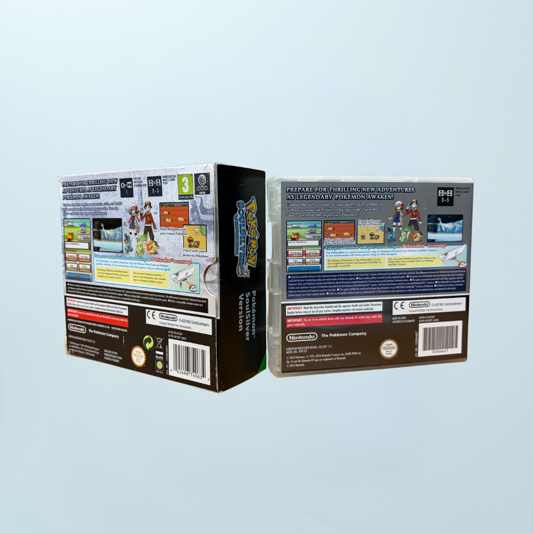 Pokémon SoulSilver Version (Boxed Pokewalker Edition) - Memory Lane Games