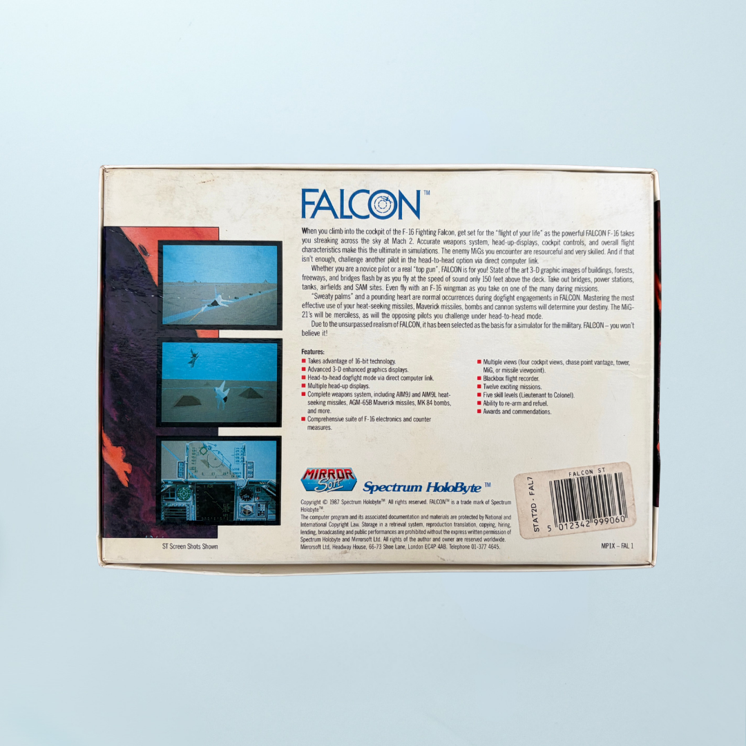 Falcon: The F-16 Fighter Simulation