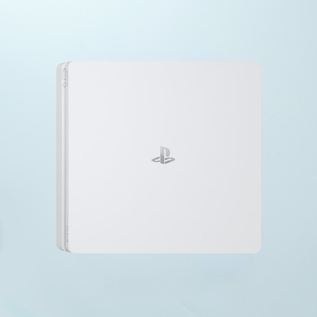 PlayStation 4 Slim Console - White - Memory Lane Games