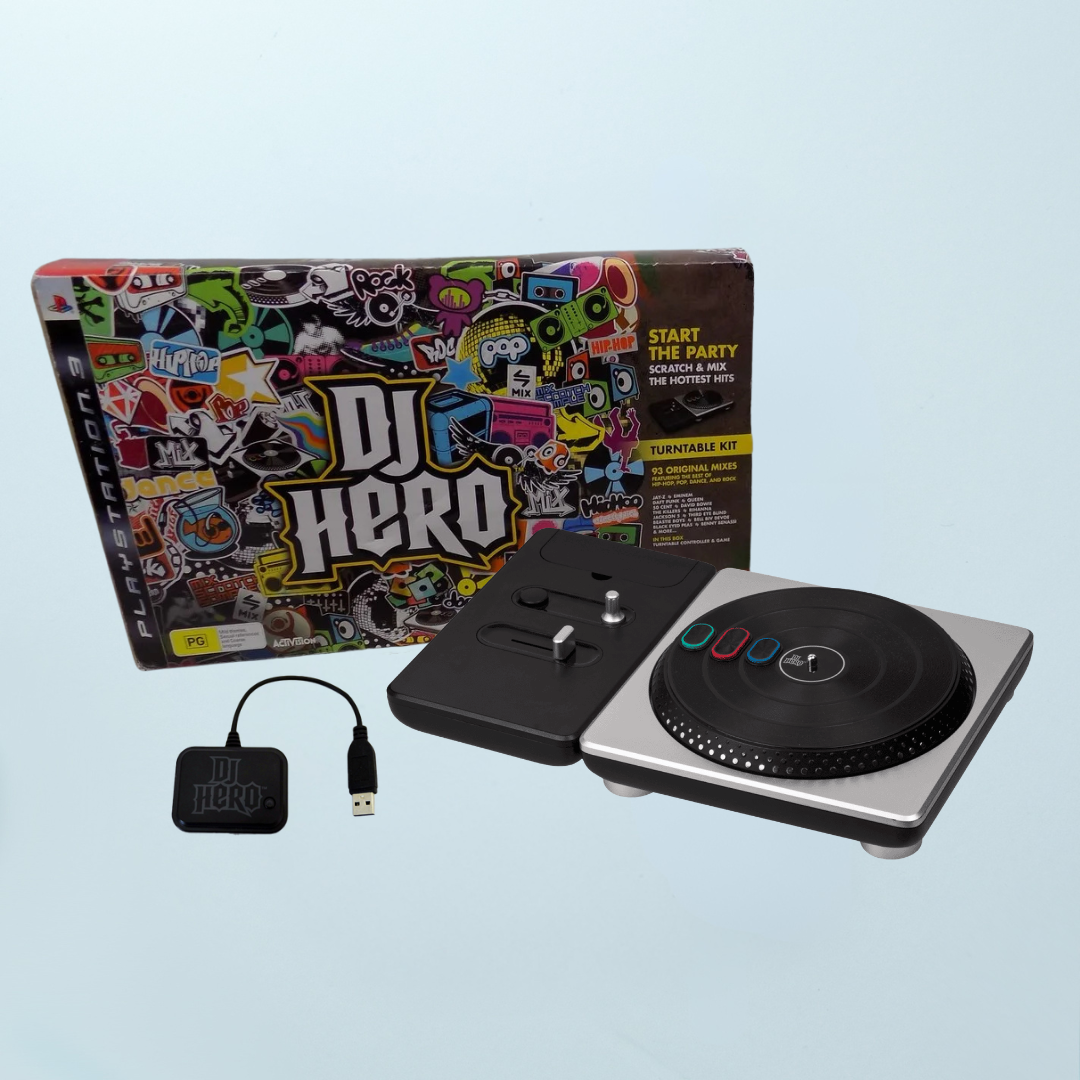 DJ Hero Turntable Controller - For PlayStation 3 (Boxed)