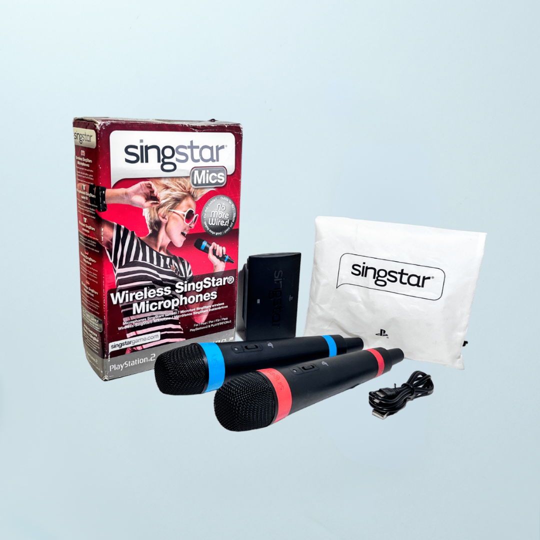 SingStar Wireless Microphones (Boxed)