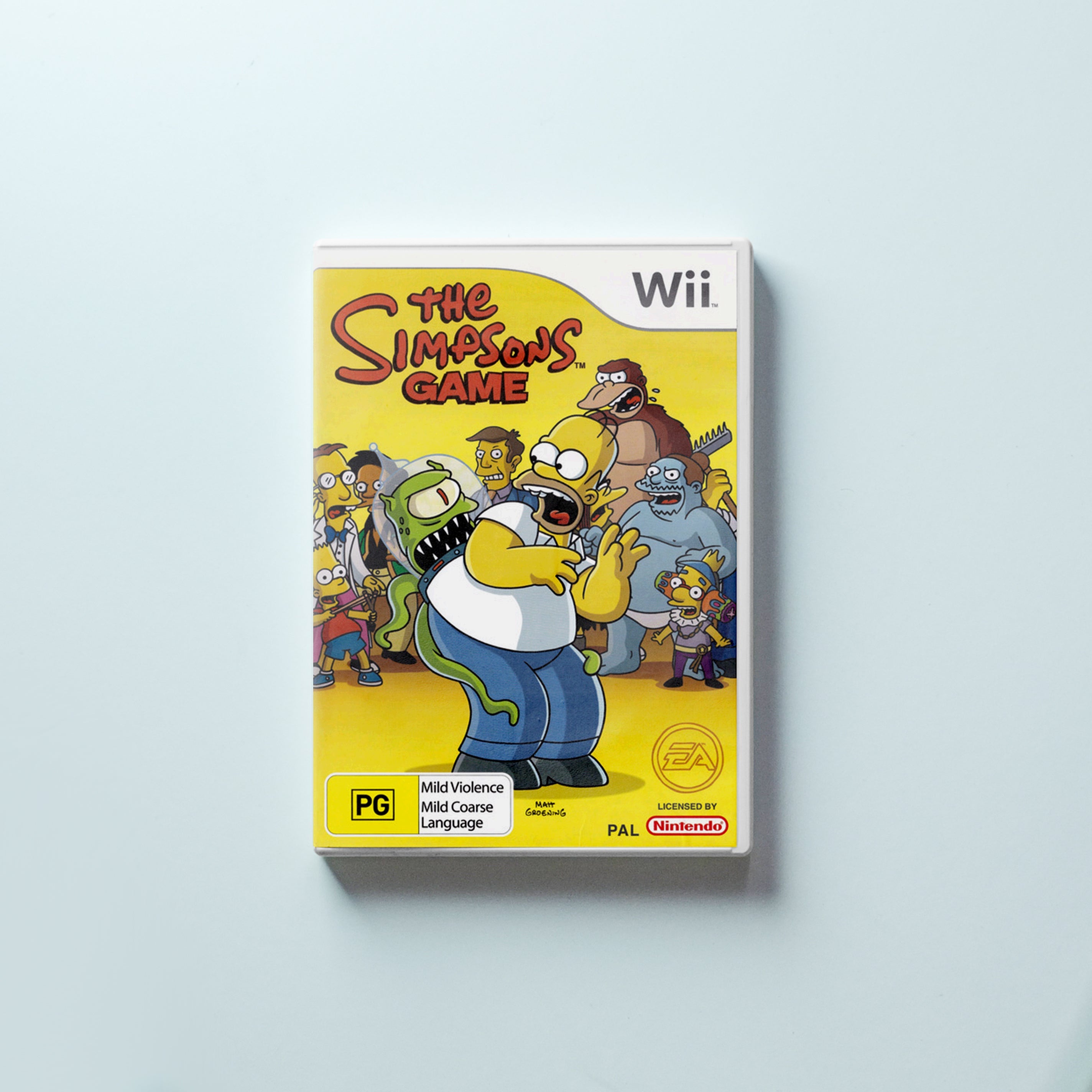 The Simpsons Game Disc, Case Cover